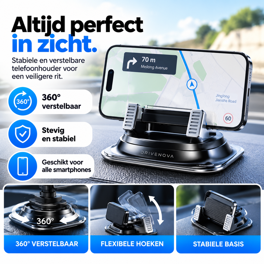 360° Dashboard Telefoonhouder