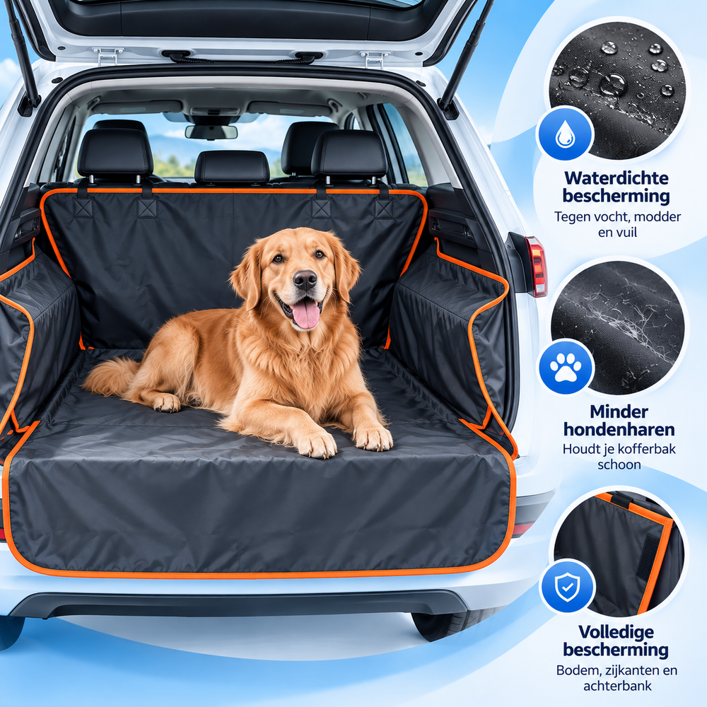 Housse de protection de coffre pour chien DriveNova – Déperlant