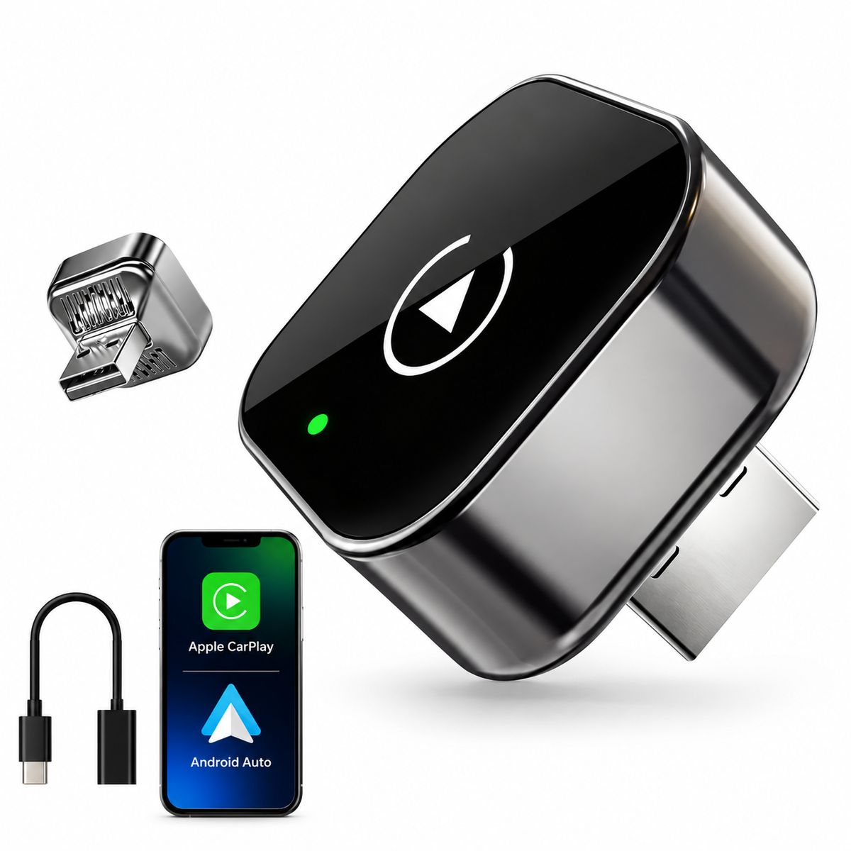 DriveNova Draadloze CarPlay & Android Auto Adapter