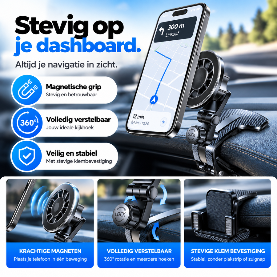DashGrip Magnetische Dashboard Telefoonhouder