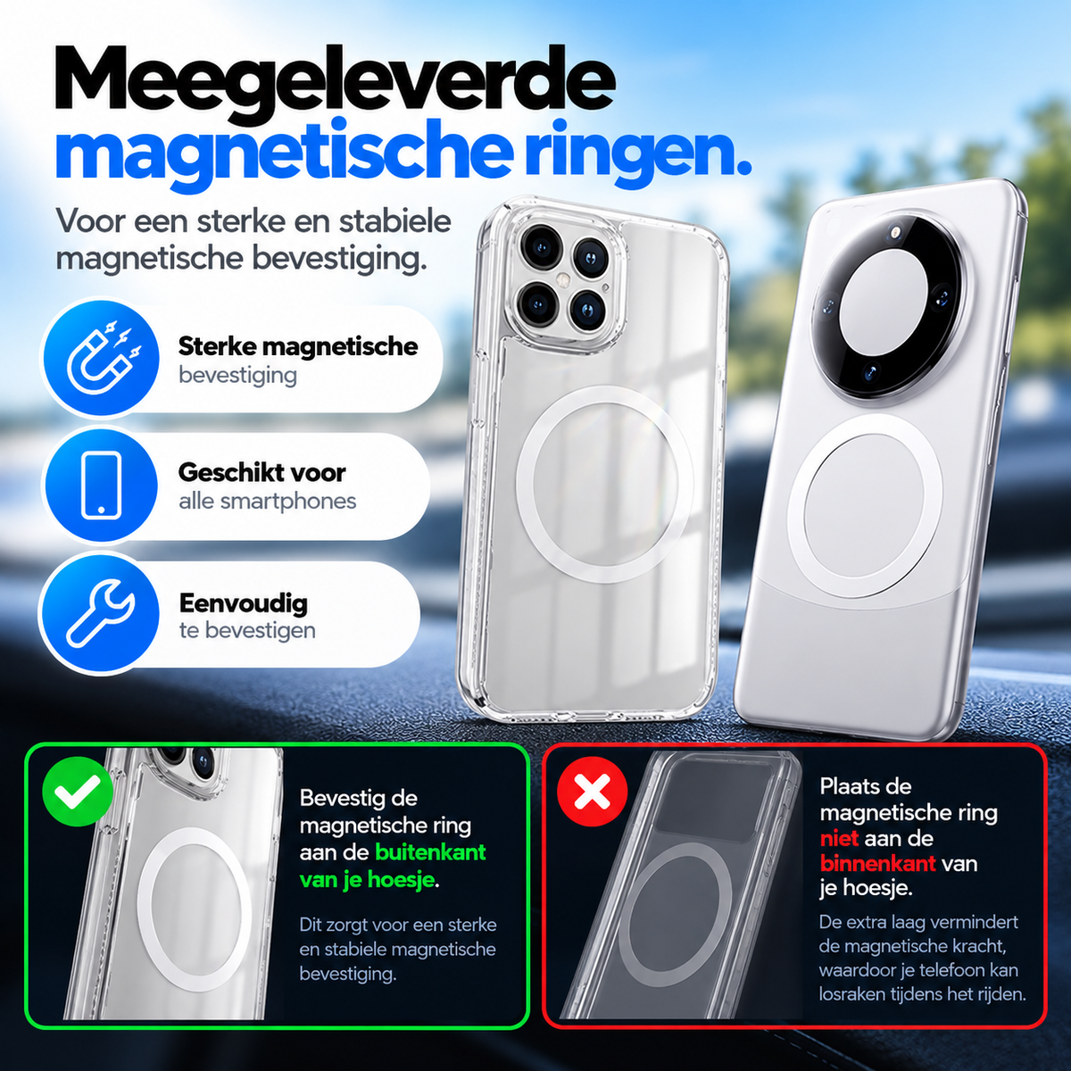 DashGrip Magnetische Dashboard Telefoonhouder