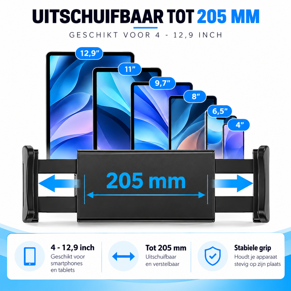 DriveNova Uchwyt na telefon i tablet na zagłówek