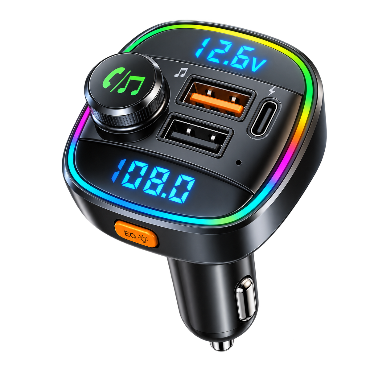 Transmiter FM Bluetooth i szybka ładowarka