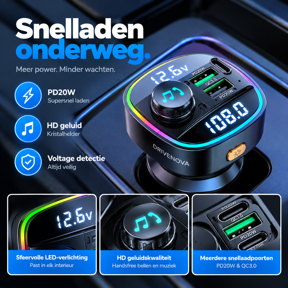 Bluetooth FM Transmitter & Snellader