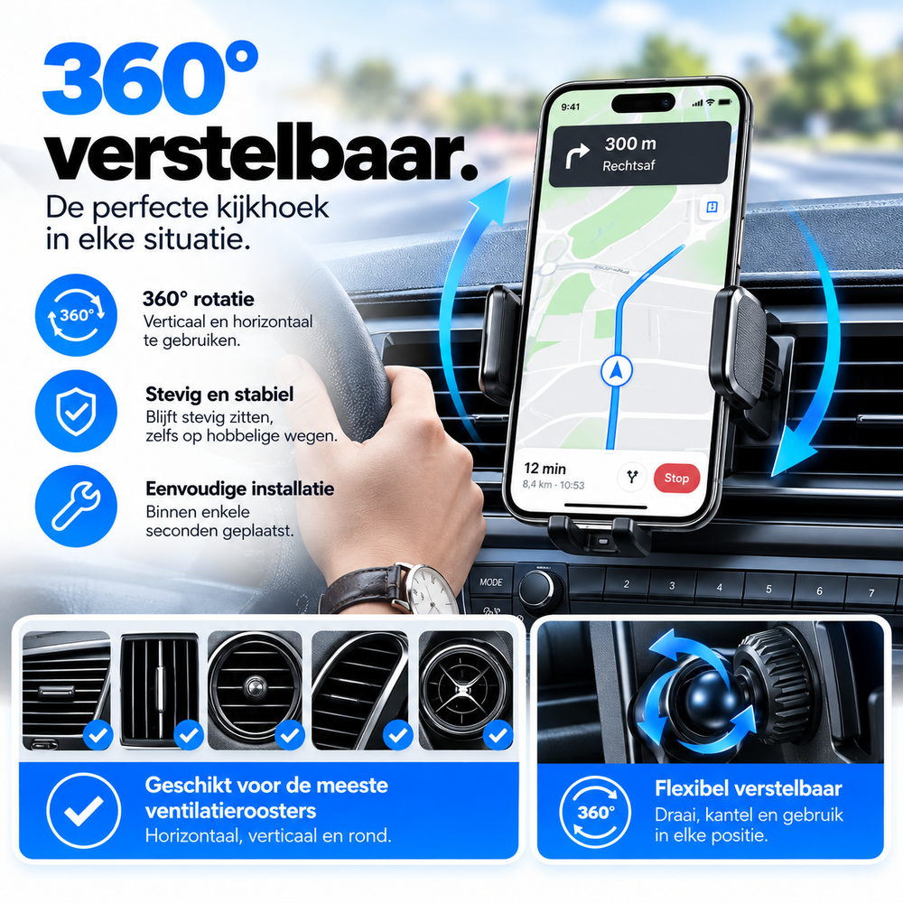W11 Universele Telefoonhouder Auto
