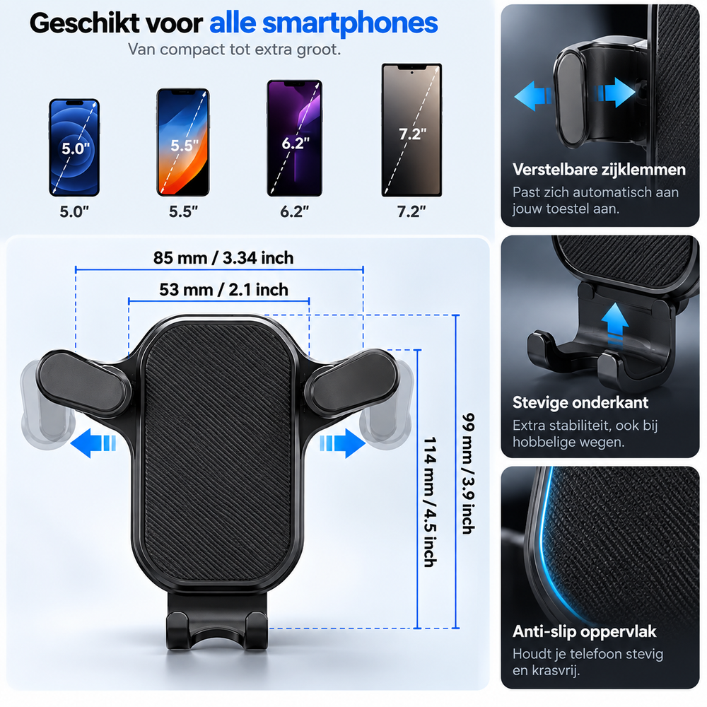 W11 Universele Telefoonhouder Auto