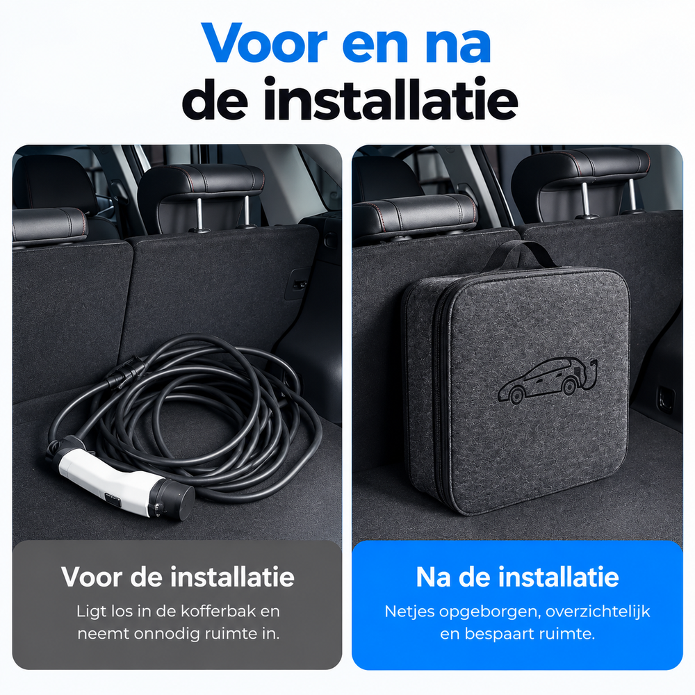 DriveNova EV Laadkabel Opbergtas