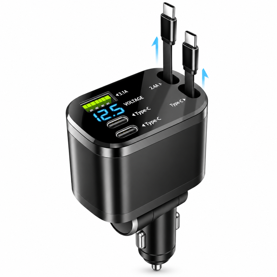 Ładowarka samochodowa 5-w-1 DriveNova MultiCharge