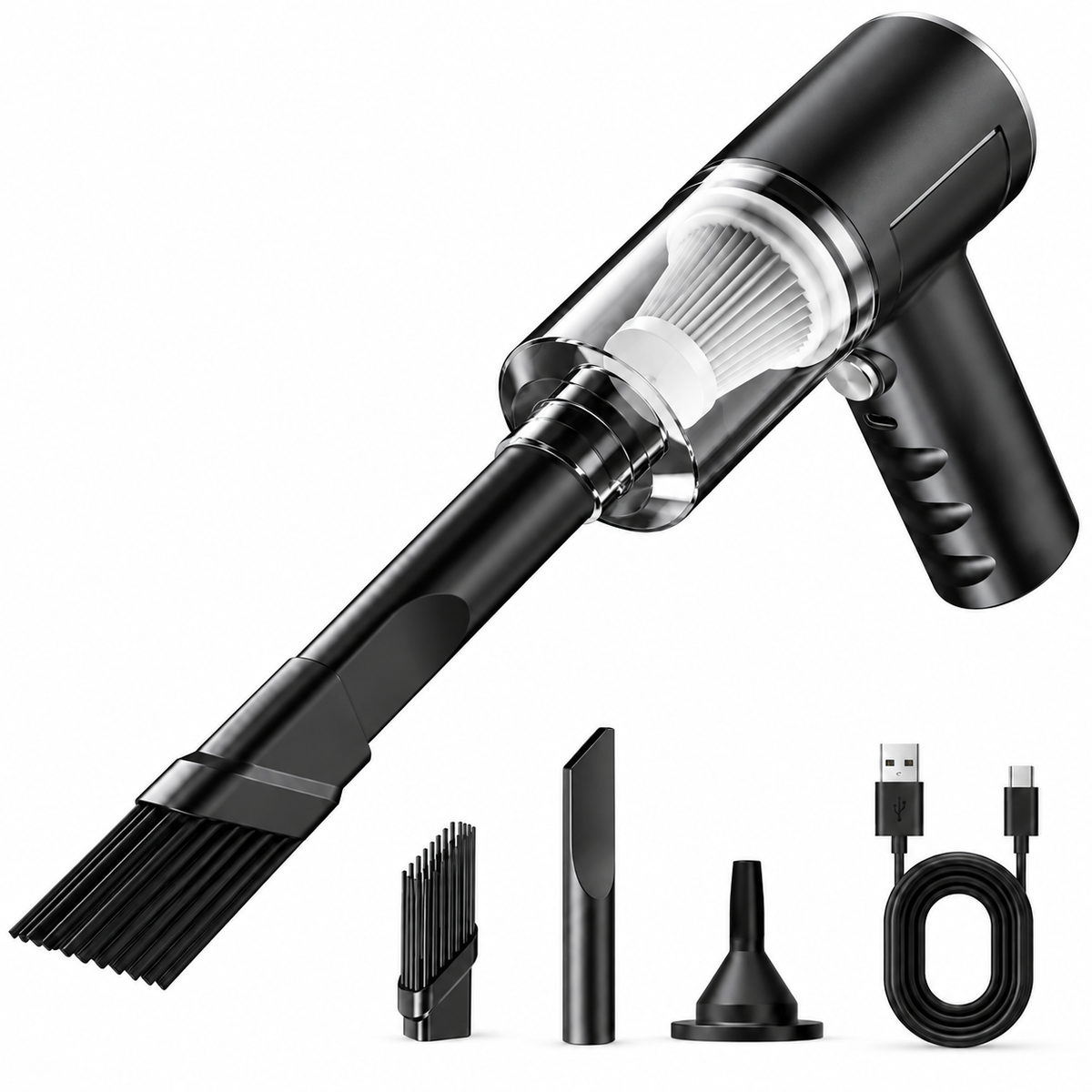 AirClean Draadloze Autostofzuiger