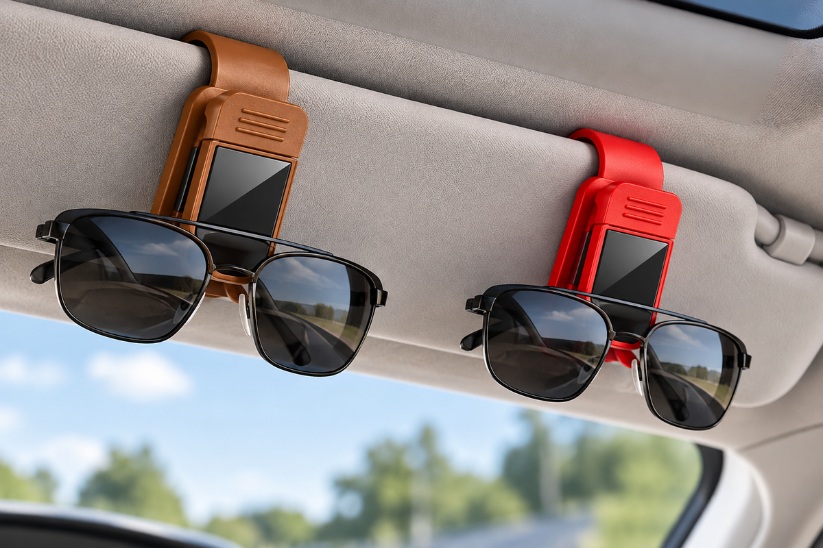 Porte-lunettes de soleil DriveNova pour pare-soleil de voiture